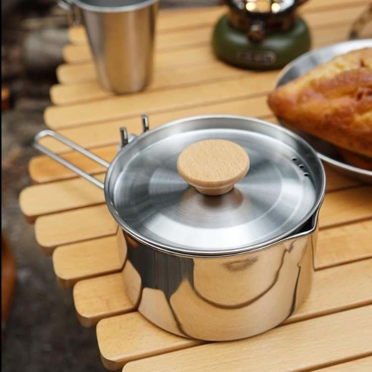 Stainless Steel Multi - Purpose Camping Kettle - Camping Kettle - Wild Eye Vision