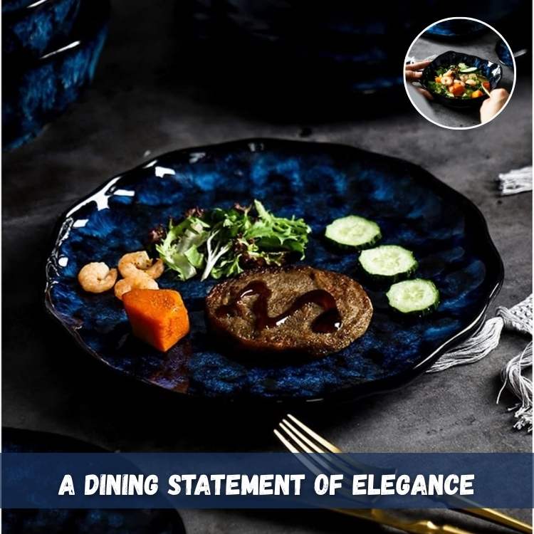 StellarBlue 10 - Piece Dinner Set - Dinner Set - Wild Eye Vision