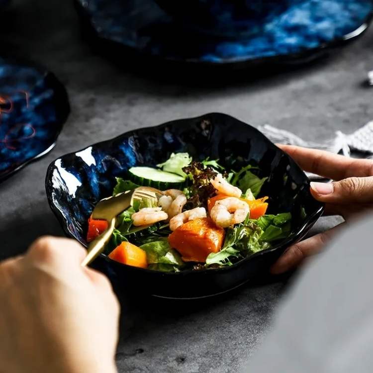 StellarBlue 10 - Piece Dinner Set - Dinner Set - Wild Eye Vision