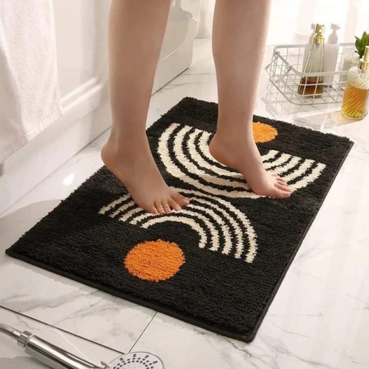Sunrise Bloom Non - Slip Bath Rug - Bath Rug - Wild Eye Vision