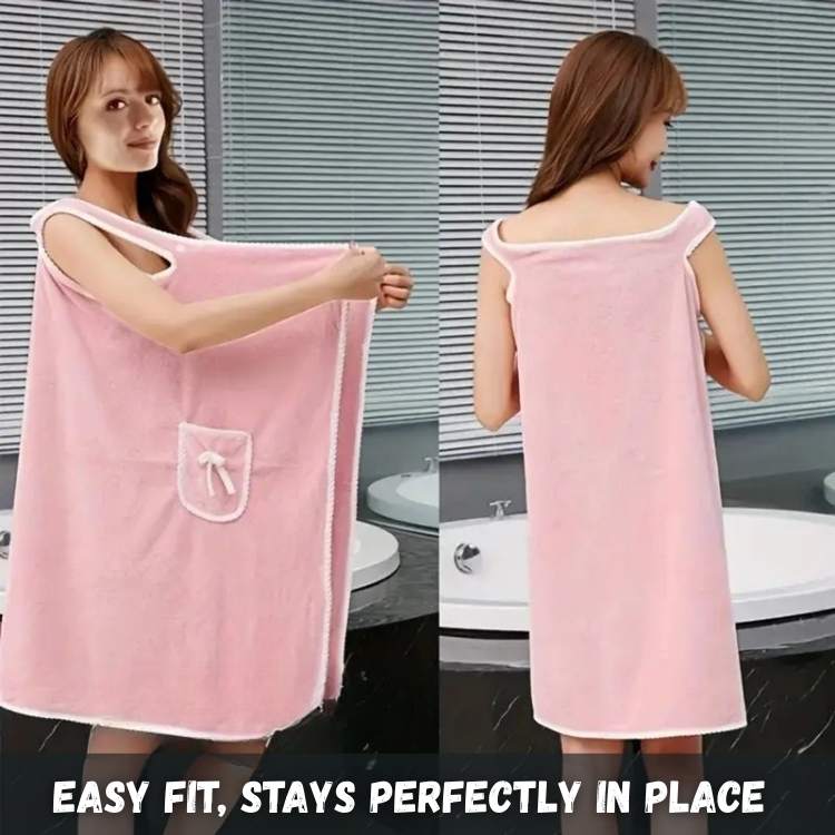 Ultra - Soft Coral Fleece Bathrobe - Bathrobe - Wild Eye Vision