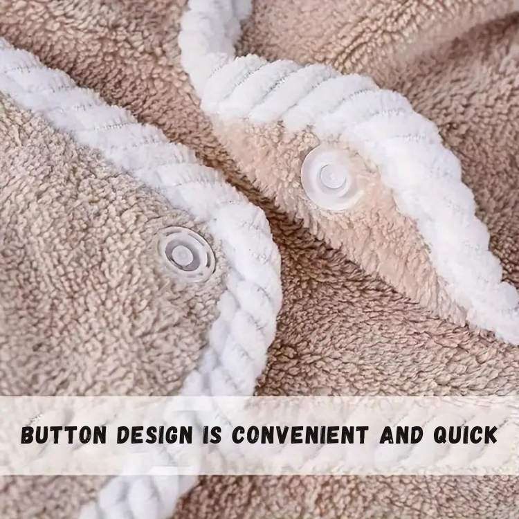 Ultra - Soft Coral Fleece Bathrobe - Bathrobe - Wild Eye Vision