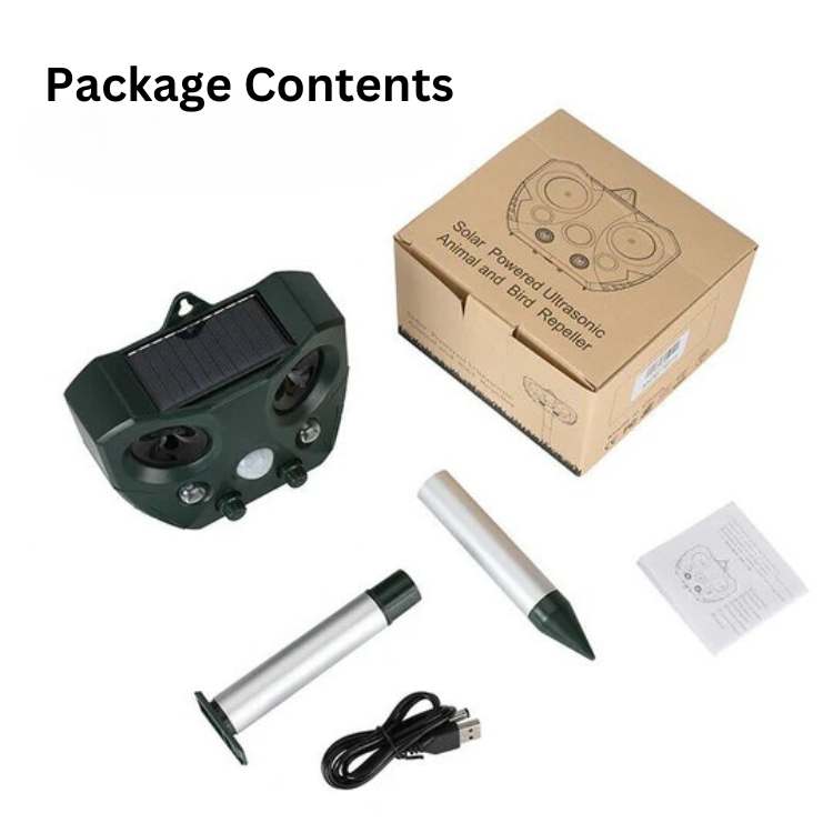 Ultrasonic Bird & Pest Defender - Bird Scarer - Wild Eye Vision