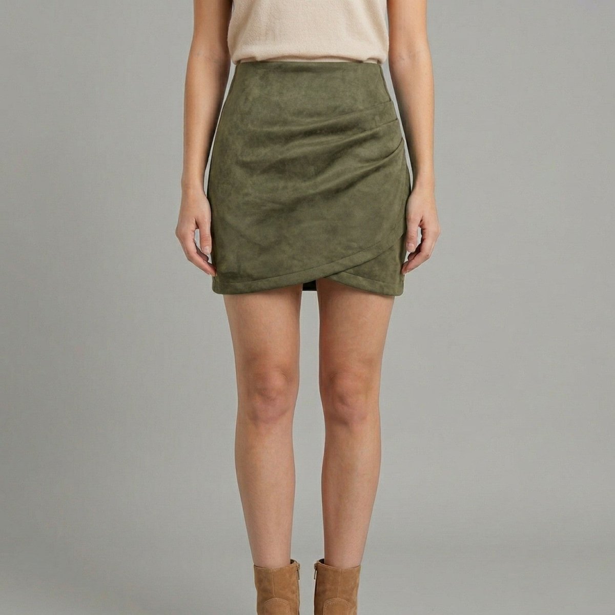 Velvet Wrap Mini Skirt - Skirt - Wild Eye Vision