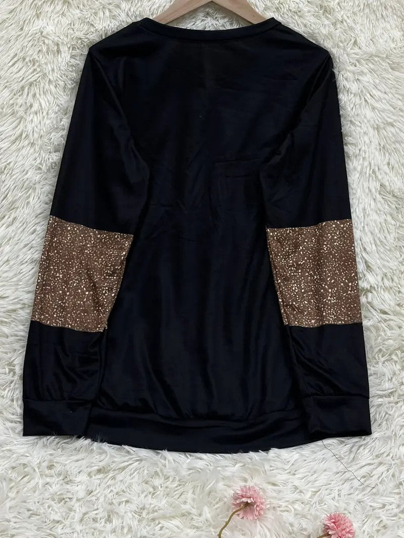 Women’s Glitter Christmas Tree Sweatshirt - Ladies Christmas Jumpers - Wild Eye Vision