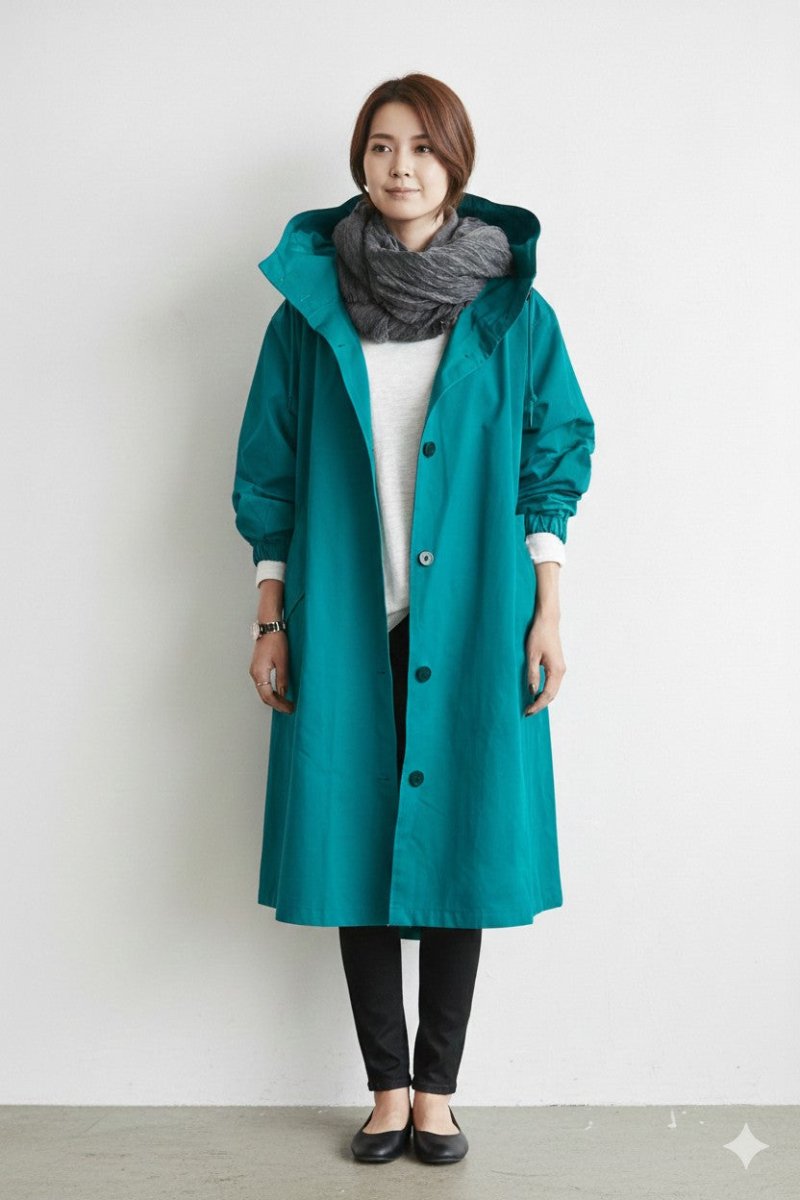 Women’s Hooded Trench Coat - Trench Coat - Wild Eye Vision