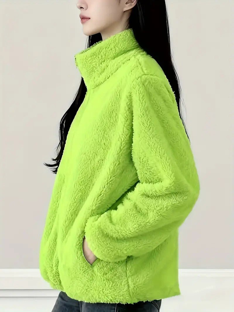 Women’s Light Fleece Winter Jacket - Women's Winter Jacket - Wild Eye Vision