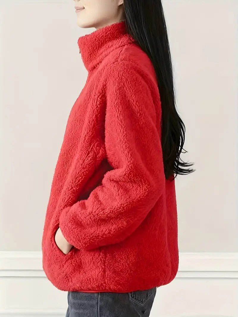 Women’s Light Fleece Winter Jacket - Women's Winter Jacket - Wild Eye Vision