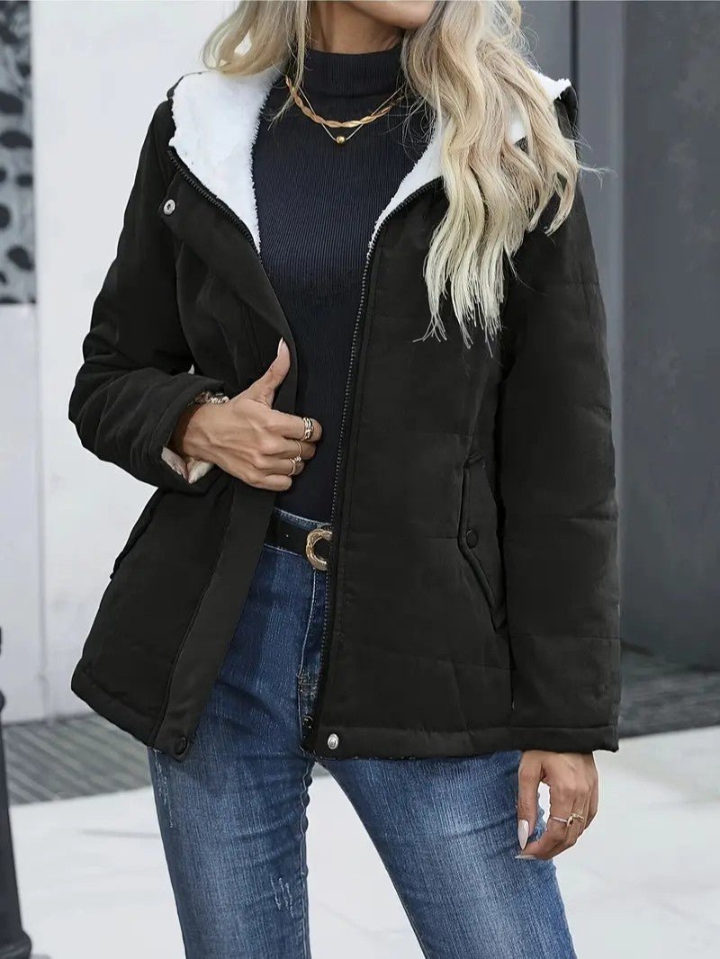 Women’s Lightweight Hooded Winter Jacket - Women's Winter Jacket - Wild Eye Vision