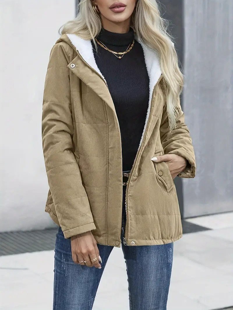 Women’s Lightweight Hooded Winter Jacket - Women's Winter Jacket - Wild Eye Vision