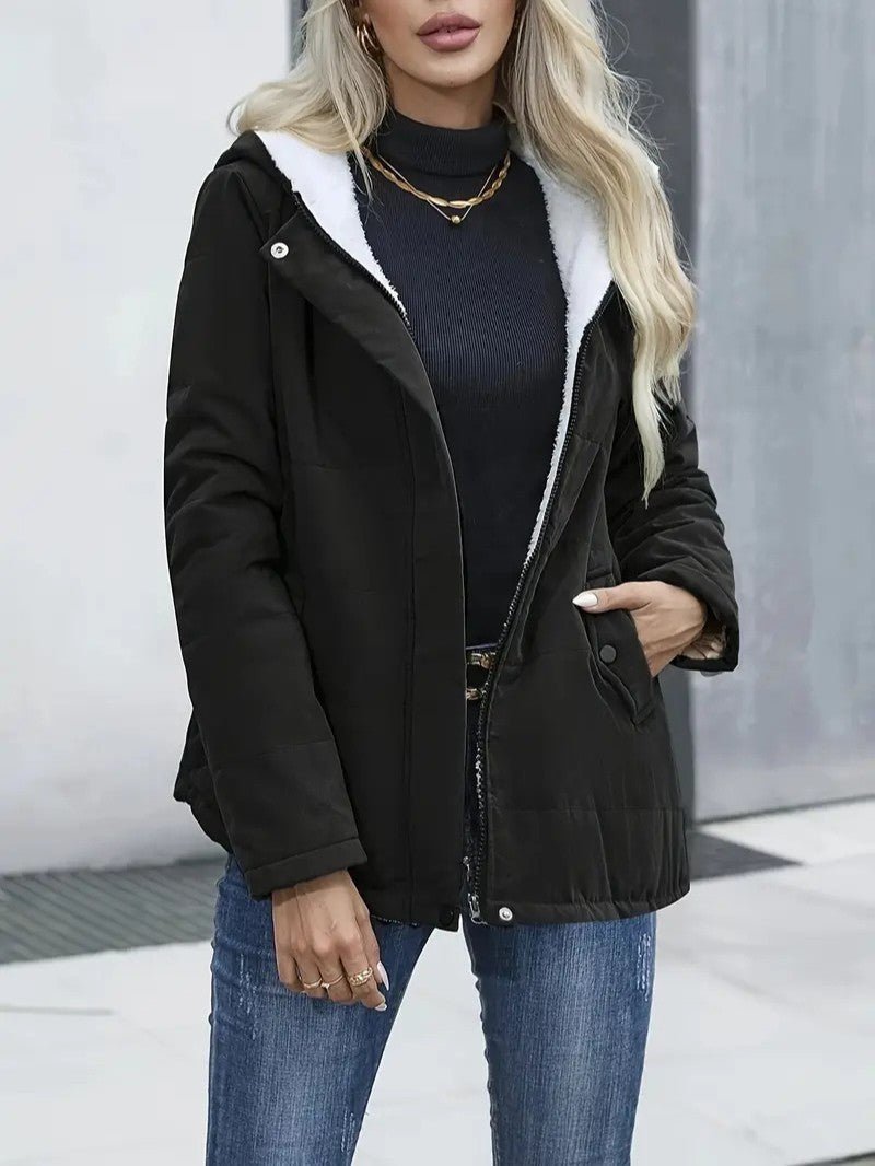 Women’s Lightweight Hooded Winter Jacket - Women's Winter Jacket - Wild Eye Vision