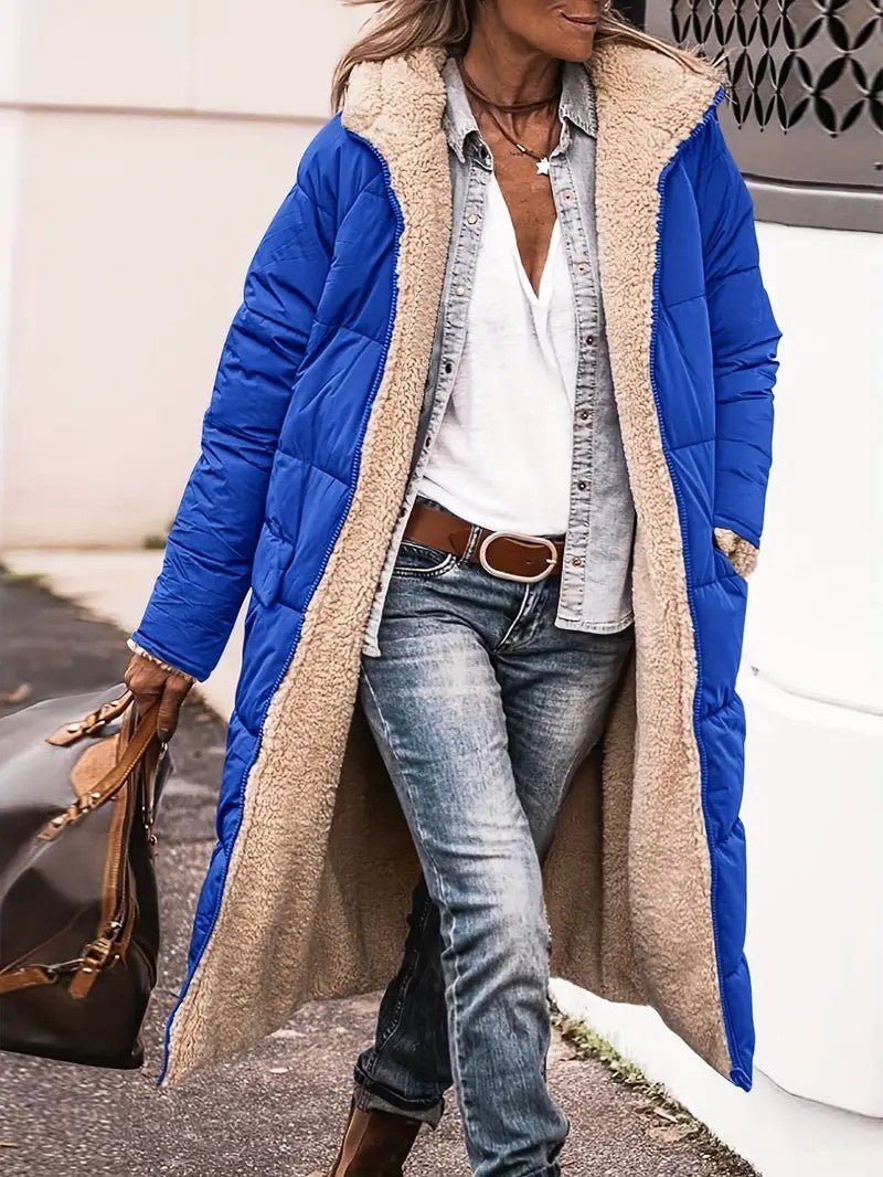 Women’s Long Fleece - Lined Coat - Women's Coat - Wild Eye Vision