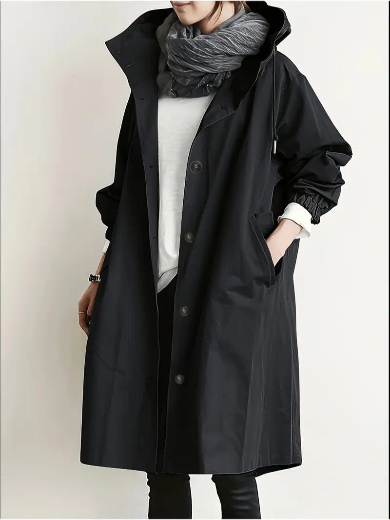 Women's Long Hooded Coat - Women's Coat - Wild Eye Vision