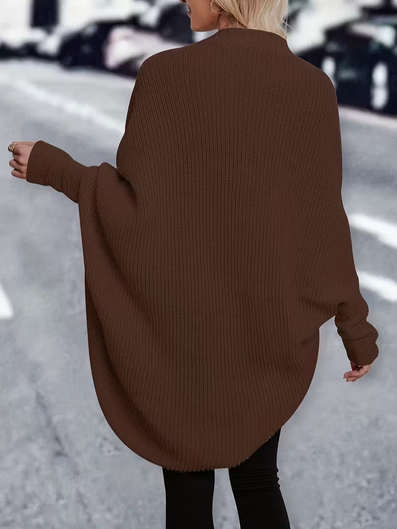 Women’s Long Open Front Cardigan - Women Knit Cardigan - Wild Eye Vision