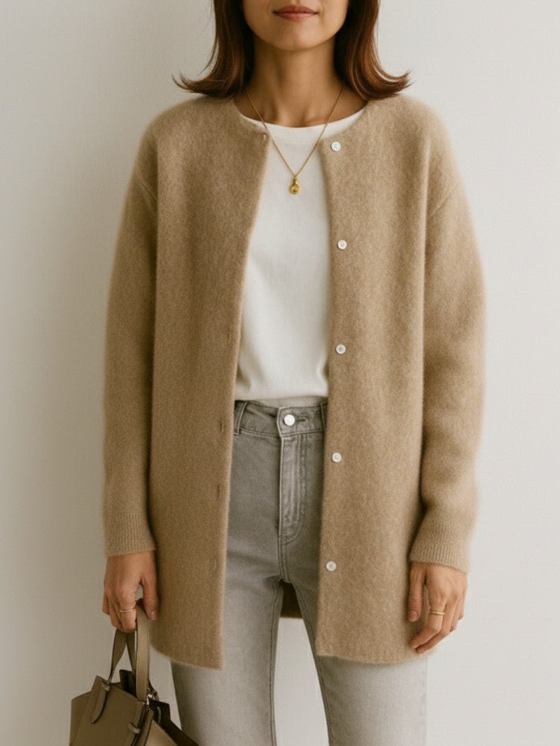 Women’s Longline Soft Knit Cardigan - Women Cardigan - Wild Eye Vision