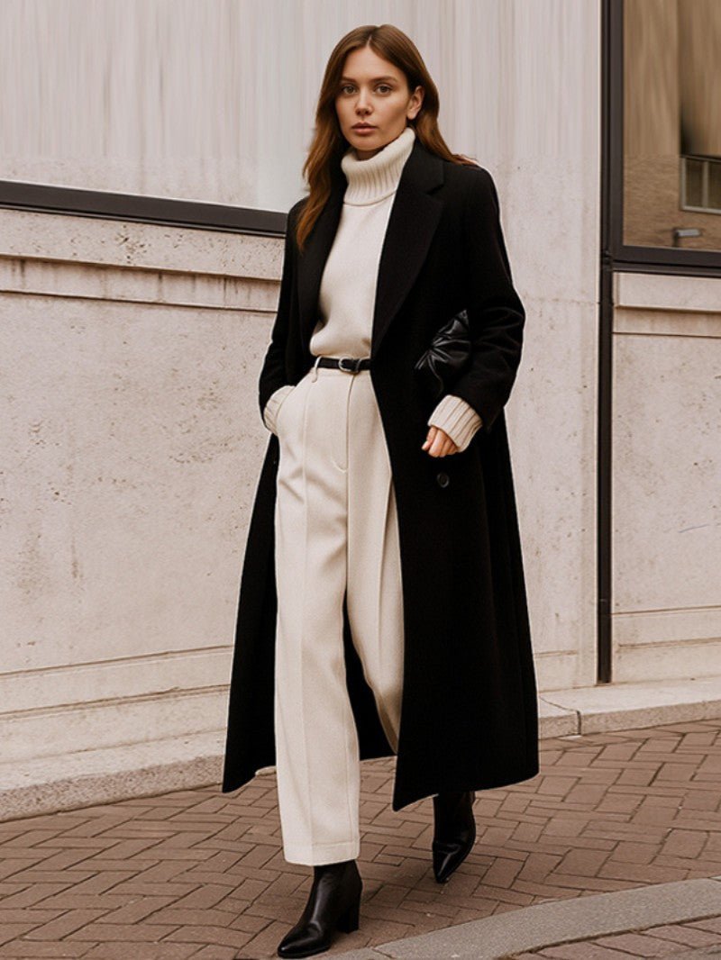 Women's Longline Tailored Overcoat - Women's Coat - Wild Eye Vision