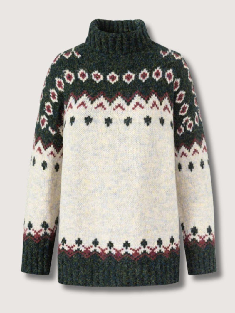 Women's Nordic Knit Jumper - Women Knitted Jumper - Wild Eye Vision