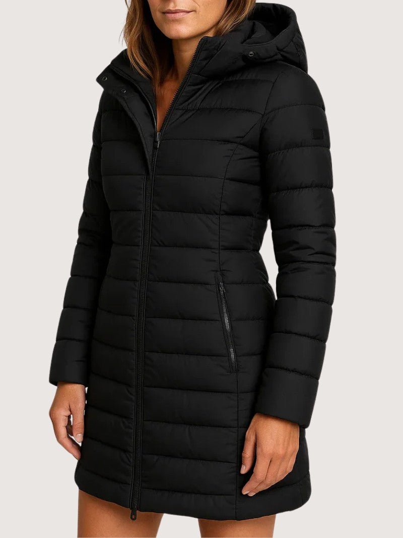 Women's Quilted Hooded Coat - Women's Coat - Wild Eye Vision
