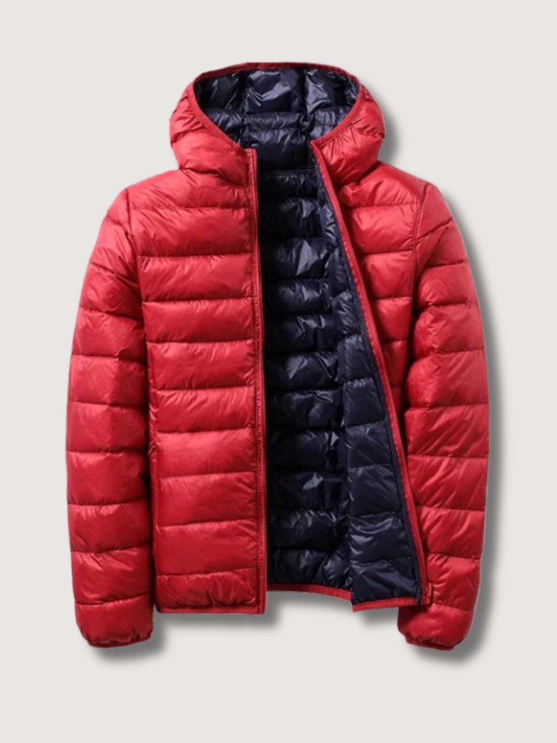 Women’s Reversible Hooded Transitional Jacket - Women's Puffer Jacket - Wild Eye Vision