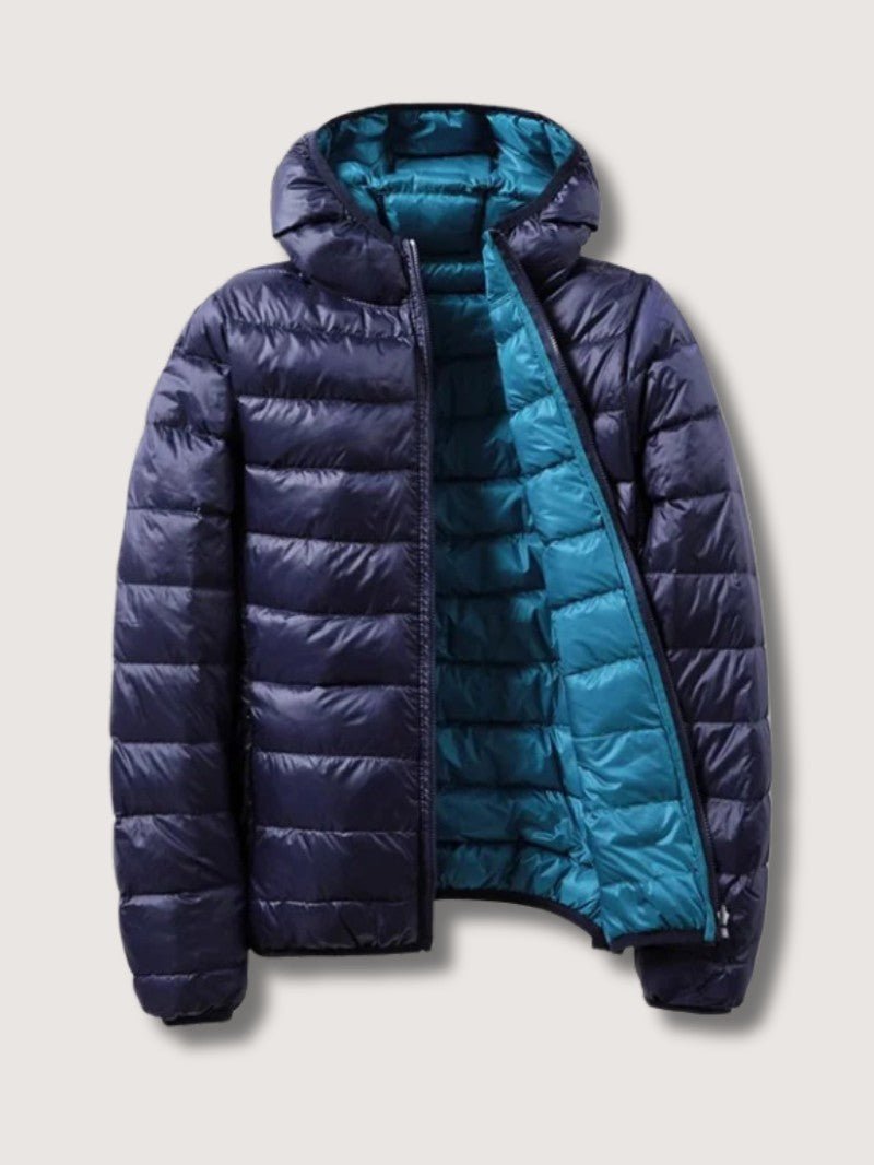 Women’s Reversible Hooded Transitional Jacket - Women's Puffer Jacket - Wild Eye Vision