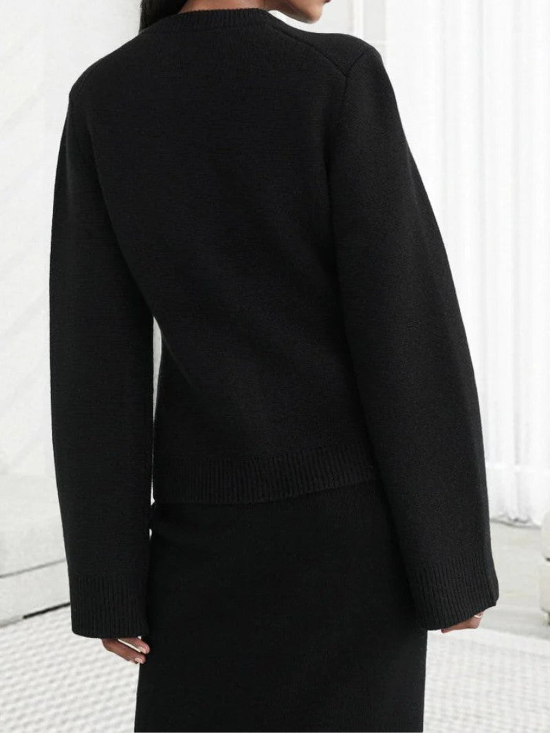 Women's Slim Fit Button Cardigan - Women Cardigan - Wild Eye Vision