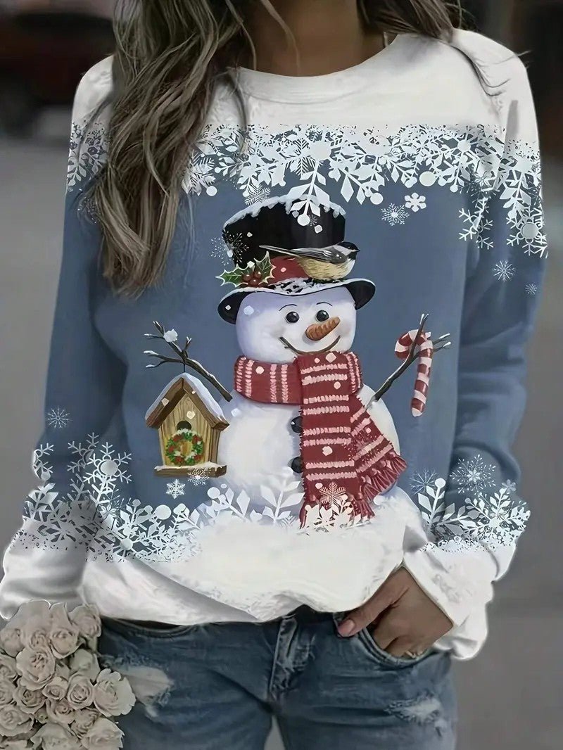 Women’s Snowman Christmas Jumper - Ladies Christmas Jumpers - Wild Eye Vision
