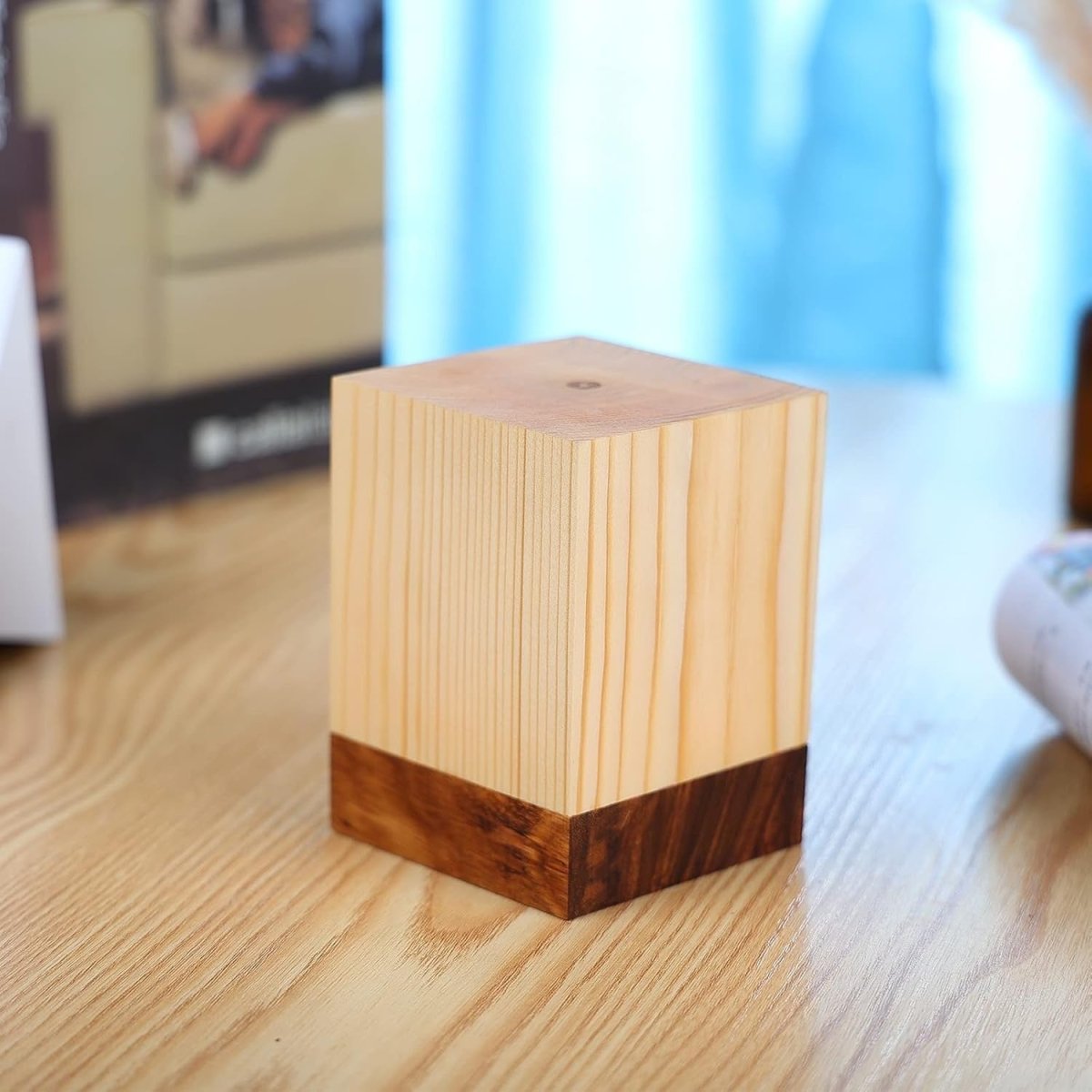 Wood Style LED Touch Table Lamp - Bedside Lamp - Wild Eye Vision