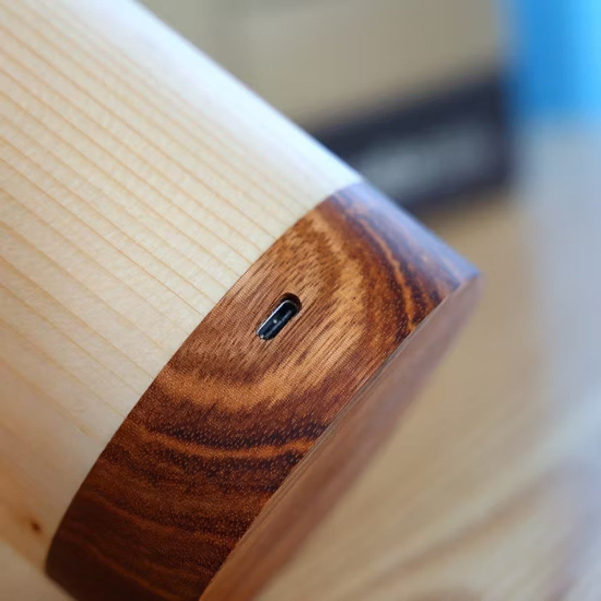 Wood Style LED Touch Table Lamp - Bedside Lamp - Wild Eye Vision