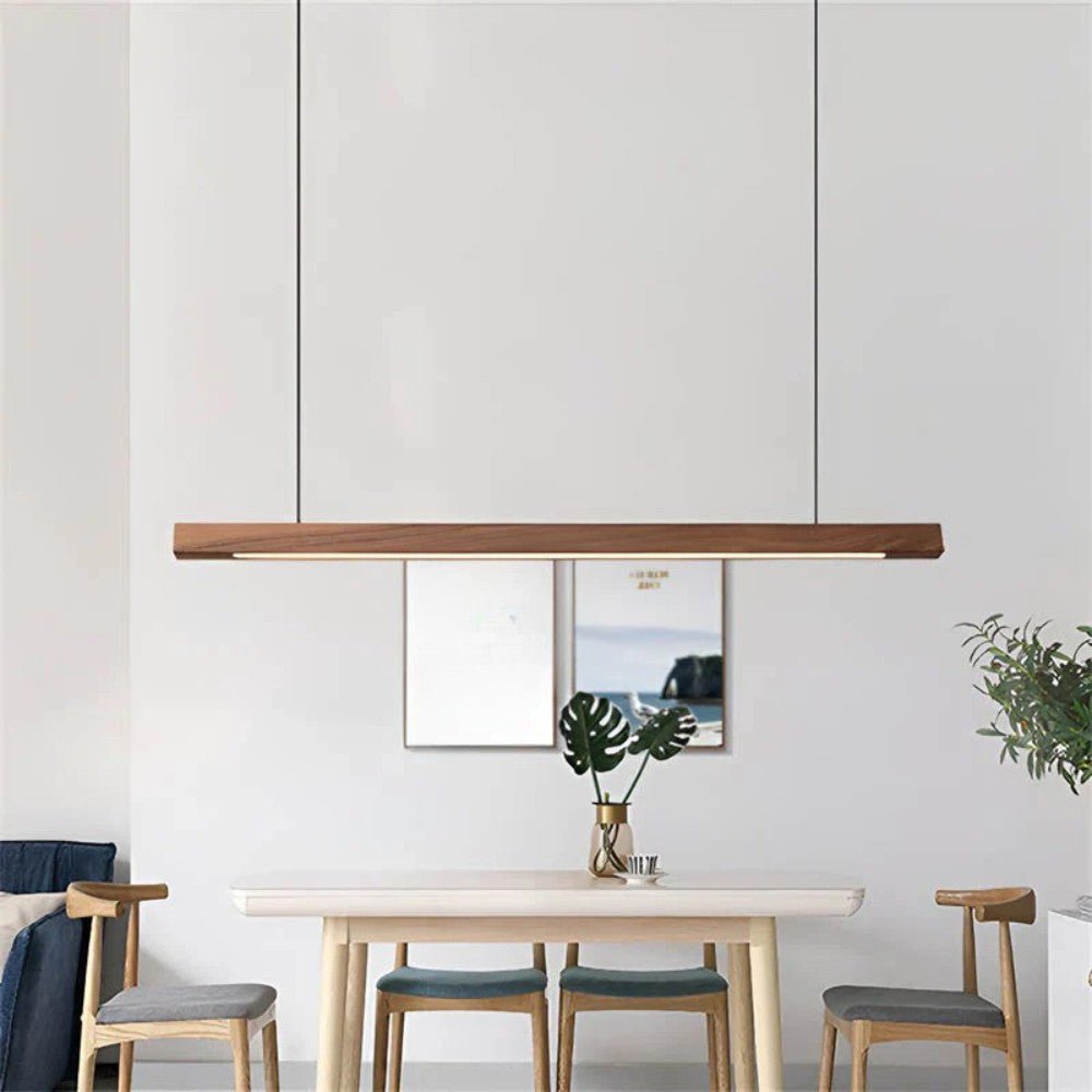 Wooden Linear Pendant Light for Kitchen - Pendant Light - Wild Eye Vision