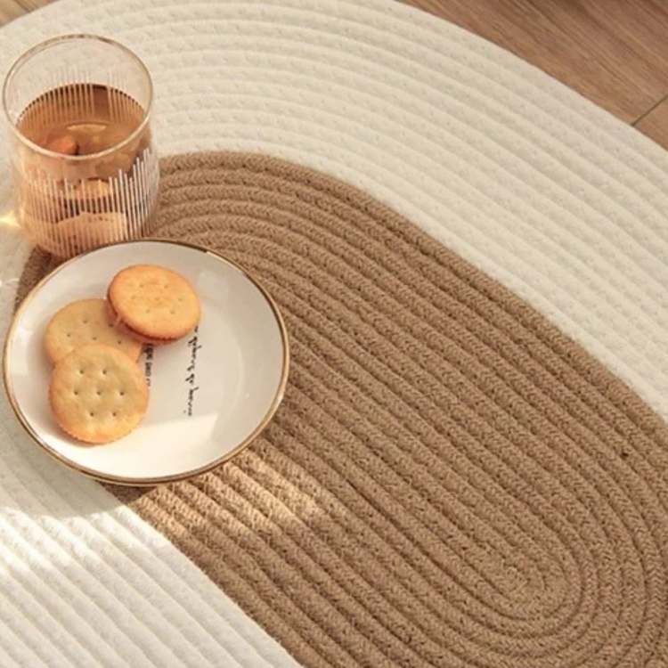 WovenNest Oval Braided Floor Mat - Mat - Wild Eye Vision